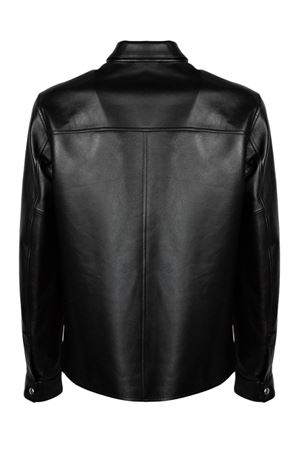 Black leather jacket MAURO GRIFONI | G6AB0068A99